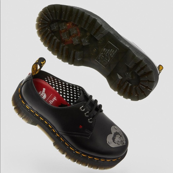 Dr. Martens 1461 BETTY BOOP LEATHER PLATFORM SHOES - Picture 11 of 15